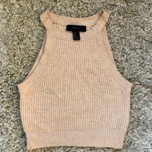 Blush Knitted Crop Top